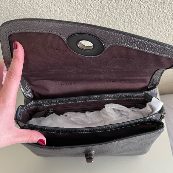 Coach Cassie Crossbody / Metallic Graphite - Picture 7 of 11